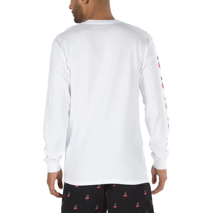 TShirts and Tanks Men Vans Cherries Long Sleeve TShirt White TShirts and Tanks Men Vans Cherries Long Sleeve TShirt White