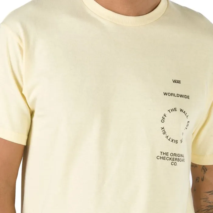 TShirts and Tanks Men Vans Distortion Type TShirt Double Cream TShirts and Tanks Men Vans Distortion Type TShirt Double Cream