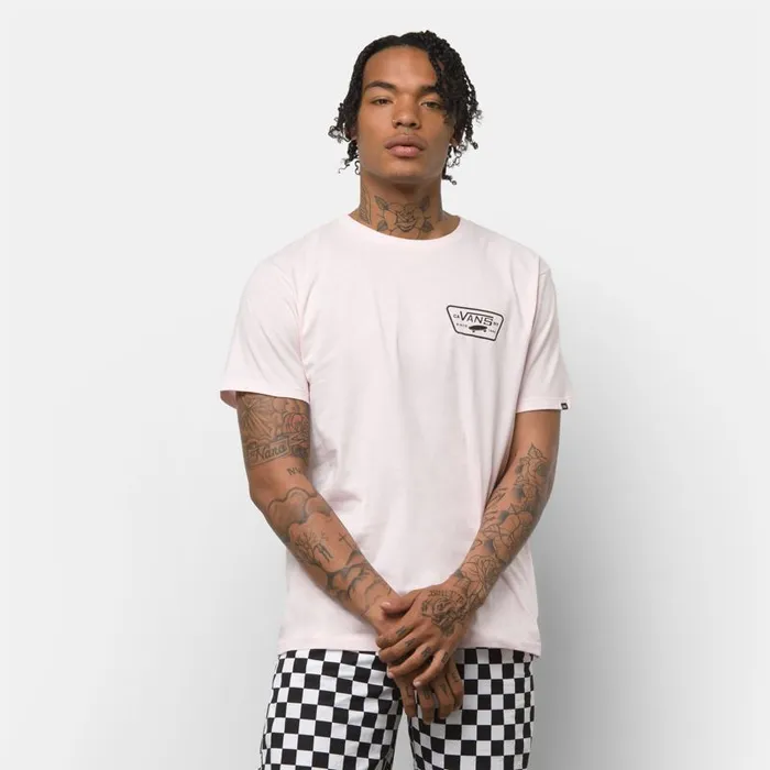TShirts and Tanks Men Vans Full Patch Back TShirt Vans Cool Pinkblack TShirts and Tanks Men Vans Full Patch Back TShirt Vans Cool Pinkblack