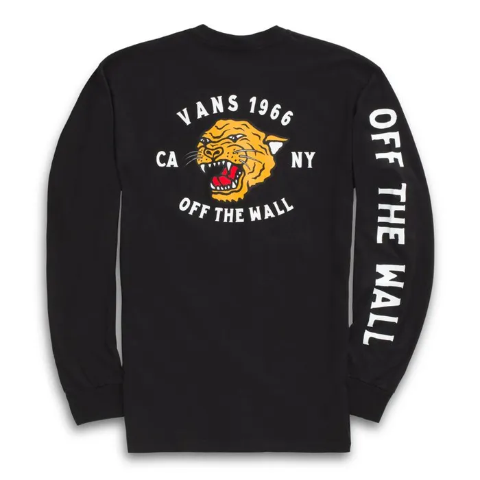 TShirts and Tanks Men Vans Growler Long Sleeve TShirt Black