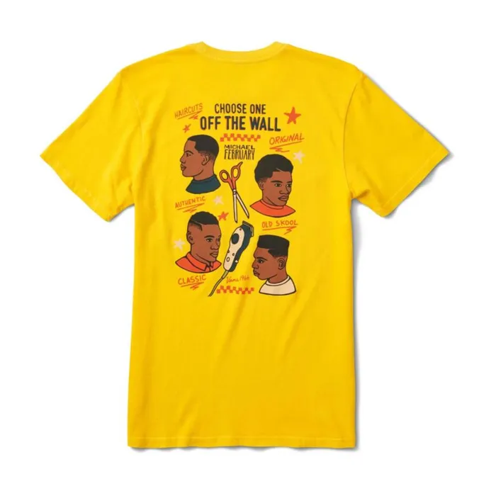 TShirts and Tanks Men Vans Mikey February TShirt Lemon Chrome