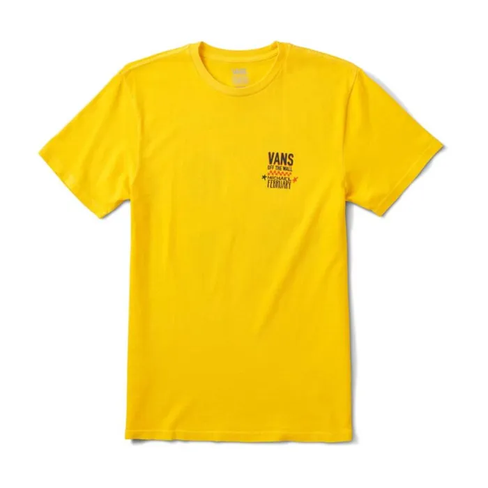 TShirts and Tanks Men Vans Mikey February TShirt Lemon Chrome