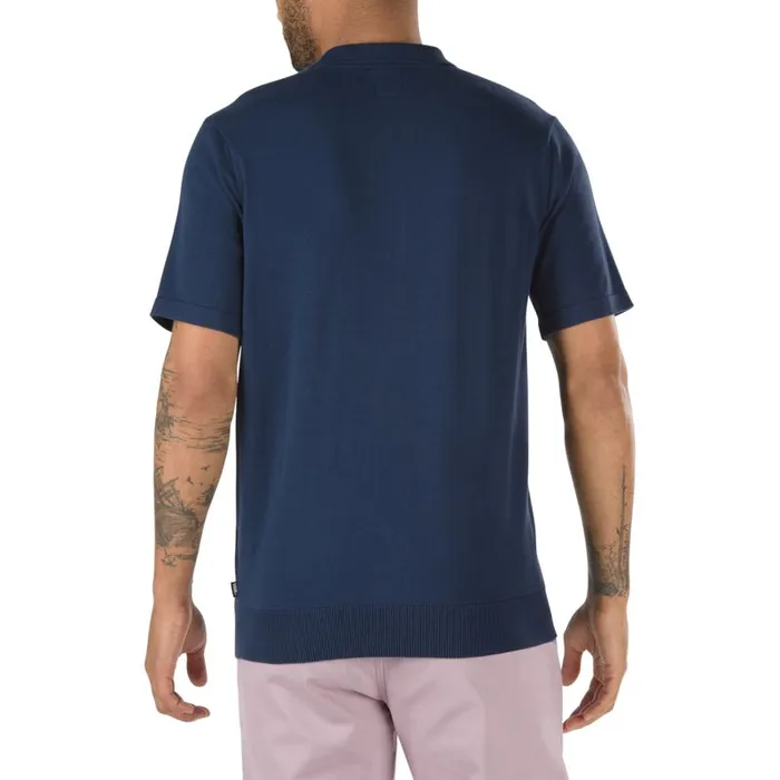 TShirts and Tanks Men Vans Ridgeway Sweater Polo Shirt Dress Blues TShirts and Tanks Men Vans Ridgeway Sweater Polo Shirt Dress Blues
