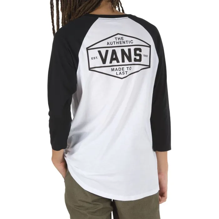 TShirts and Tanks Men Vans Standard Raglan Whiteblack TShirts and Tanks Men Vans Standard Raglan Whiteblack