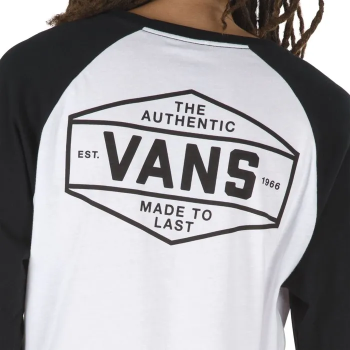 TShirts and Tanks Men Vans Standard Raglan Whiteblack TShirts and Tanks Men Vans Standard Raglan Whiteblack