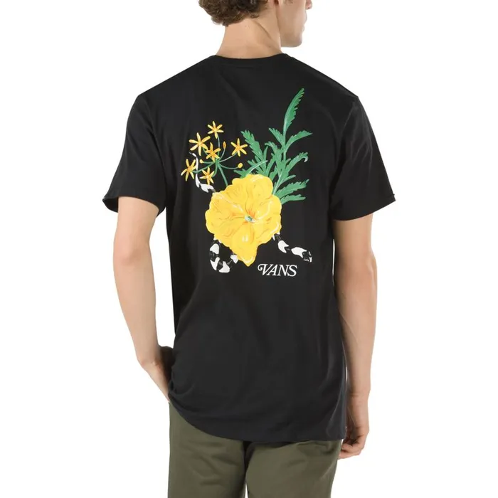 TShirts and Tanks Men Vans Super Bloom TShirt Black
