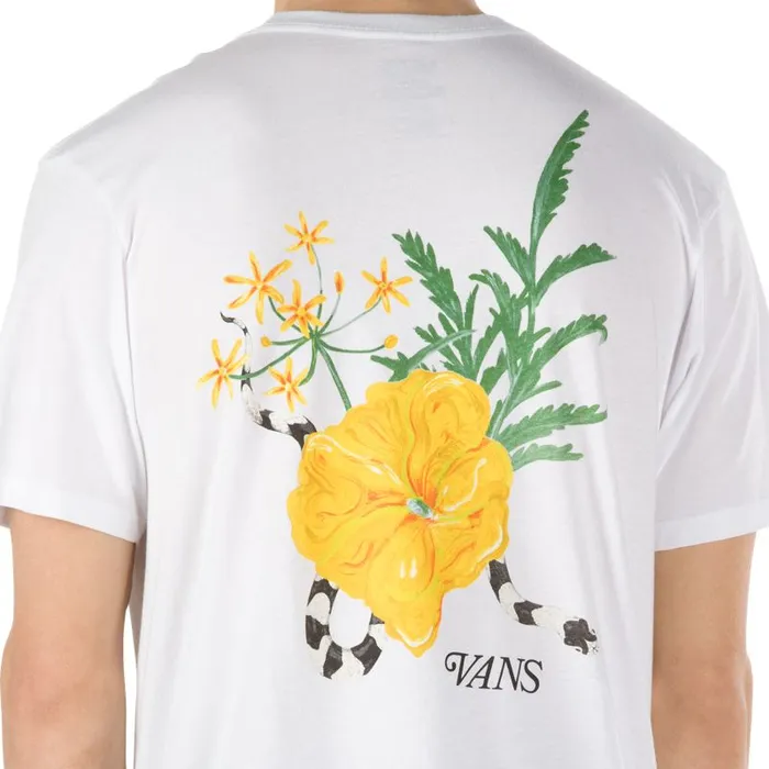 TShirts and Tanks Men Vans Super Bloom TShirt White TShirts and Tanks Men Vans Super Bloom TShirt White