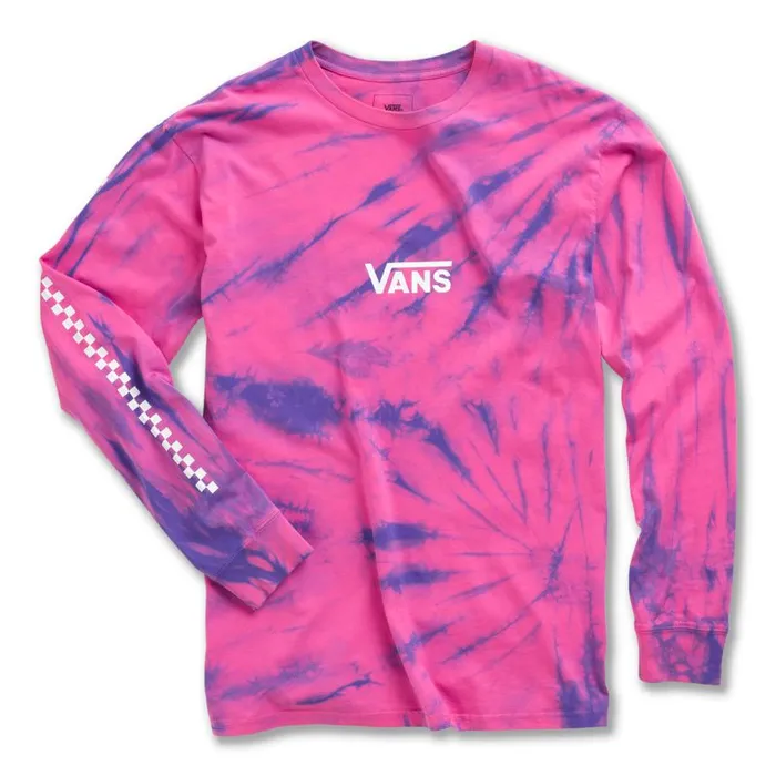 TShirts and Tanks Men Vans Tie Dye Checker Long Sleeve TShirt Fuchsia Purple Tie Dye TShirts and Tanks Men Vans Tie Dye Checker Long Sleeve TShirt Fuchsia Purple Tie Dye