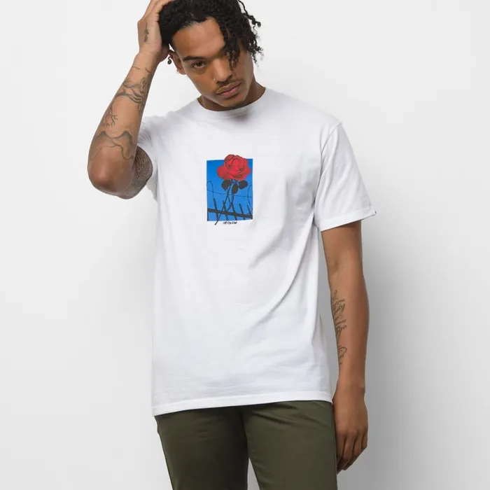 TShirts and Tanks Men Vans Trespassing TShirt White TShirts and Tanks Men Vans Trespassing TShirt White