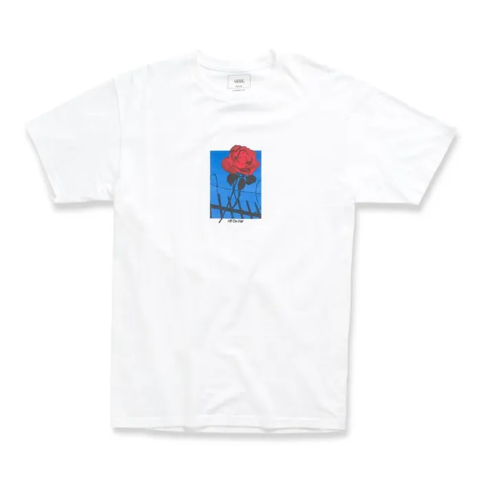 TShirts and Tanks Men Vans Trespassing TShirt White TShirts and Tanks Men Vans Trespassing TShirt White
