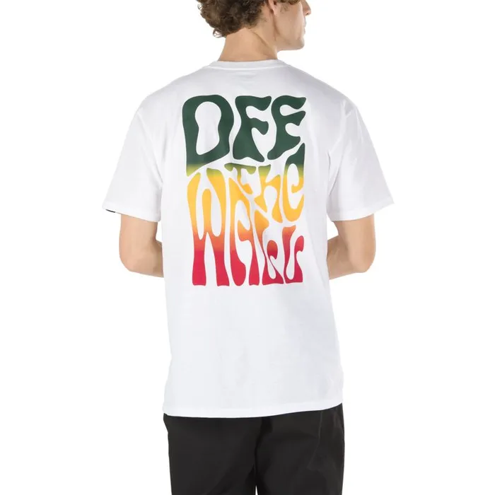 TShirts and Tanks Men Vans Wall Slide TShirt White