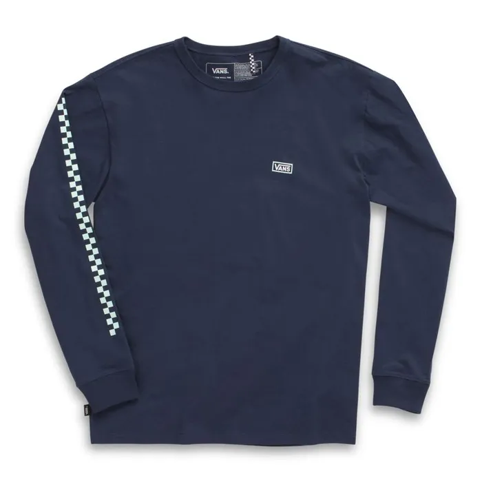 TShirts and Tanks MenWomen Vans Off The Wall Classic Graphic Long Sleeve Tee Dress Blues TShirts and Tanks MenWomen Vans Off The Wall Classic Graphic Long Sleeve Tee Dress Blues