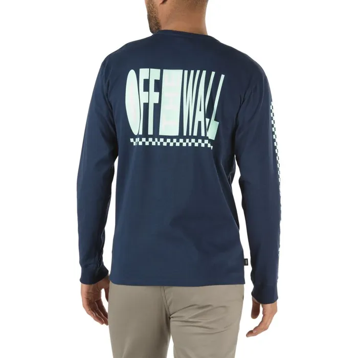 TShirts and Tanks MenWomen Vans Off The Wall Classic Graphic Long Sleeve Tee Dress Blues