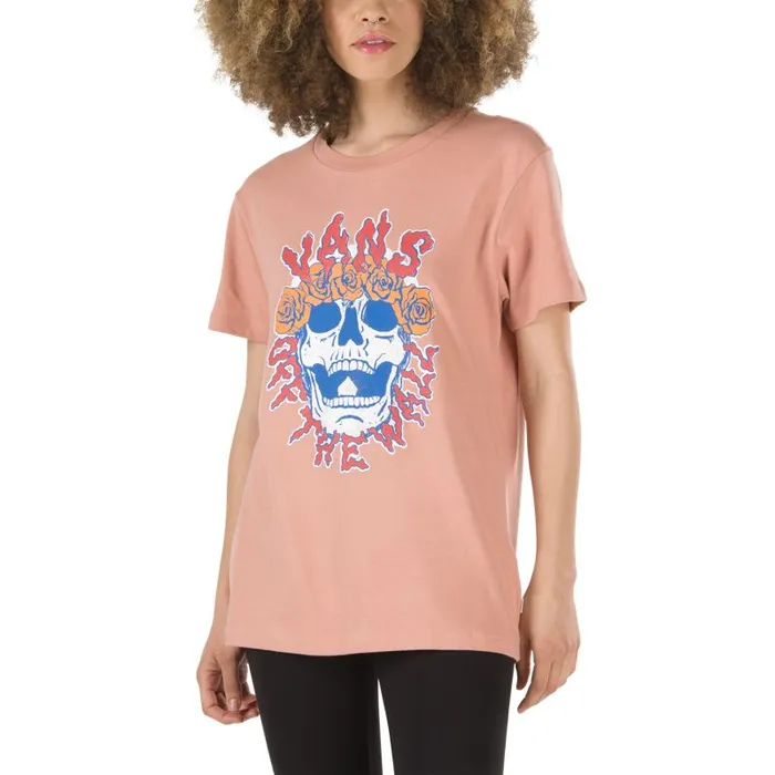 TShirts and Tanks Women Vans Brancho Boyfriend Tee Rose Dawn