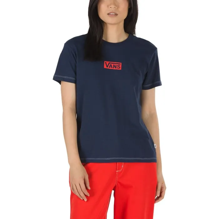 TShirts and Tanks Women Vans Pro Stitched Crew Tee Dress Blues TShirts and Tanks Women Vans Pro Stitched Crew Tee Dress Blues