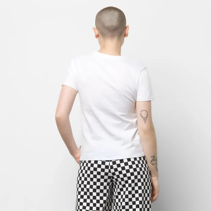 TShirts and Tanks Women Vans Vintage Check Box Tee White TShirts and Tanks Women Vans Vintage Check Box Tee White