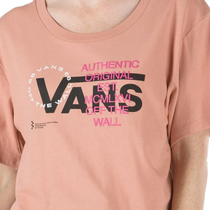 TShirts and Tanks Women Vans Ya Mos Cropped Tee Rose Dawn TShirts and Tanks Women Vans Ya Mos Cropped Tee Rose Dawn