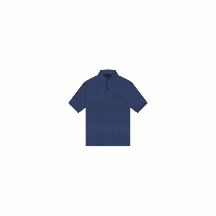 Tshirts Men Les Deux Axel Waffle Jersey Polo 8211 Graystone