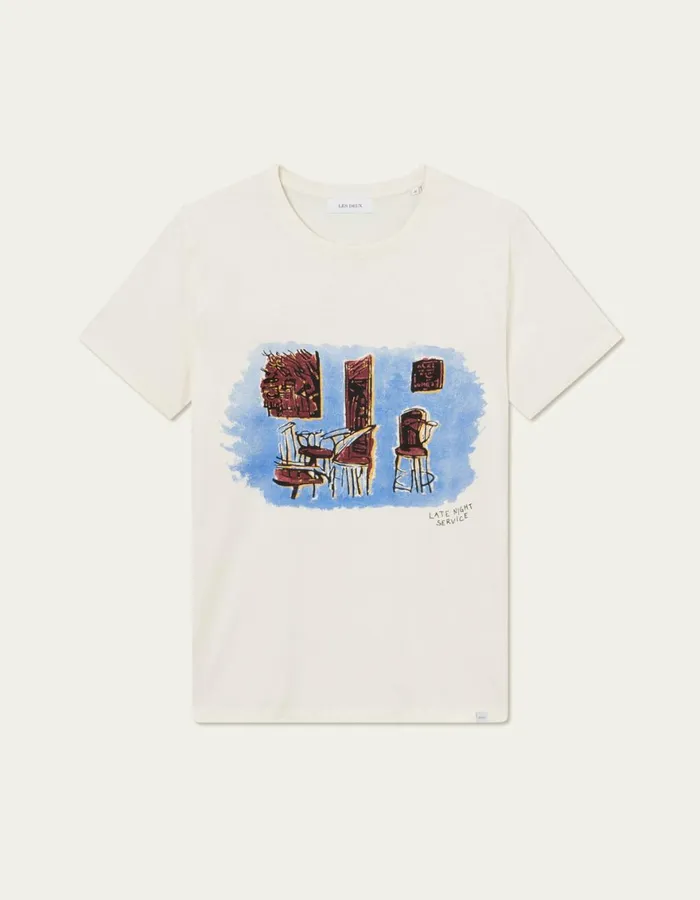 Tshirts Men Les Deux Berkeley TShirt 8211 Ivory