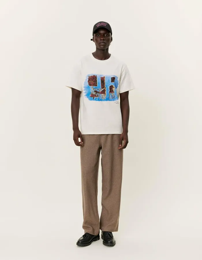 Tshirts Men Les Deux Berkeley TShirt 8211 Ivory