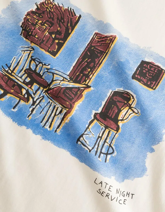 Tshirts Men Les Deux Berkeley TShirt 8211 Ivory