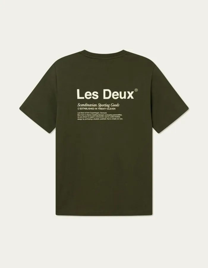 Tshirts Men Les Deux Brody TShirt 20 8211 RosinIvory