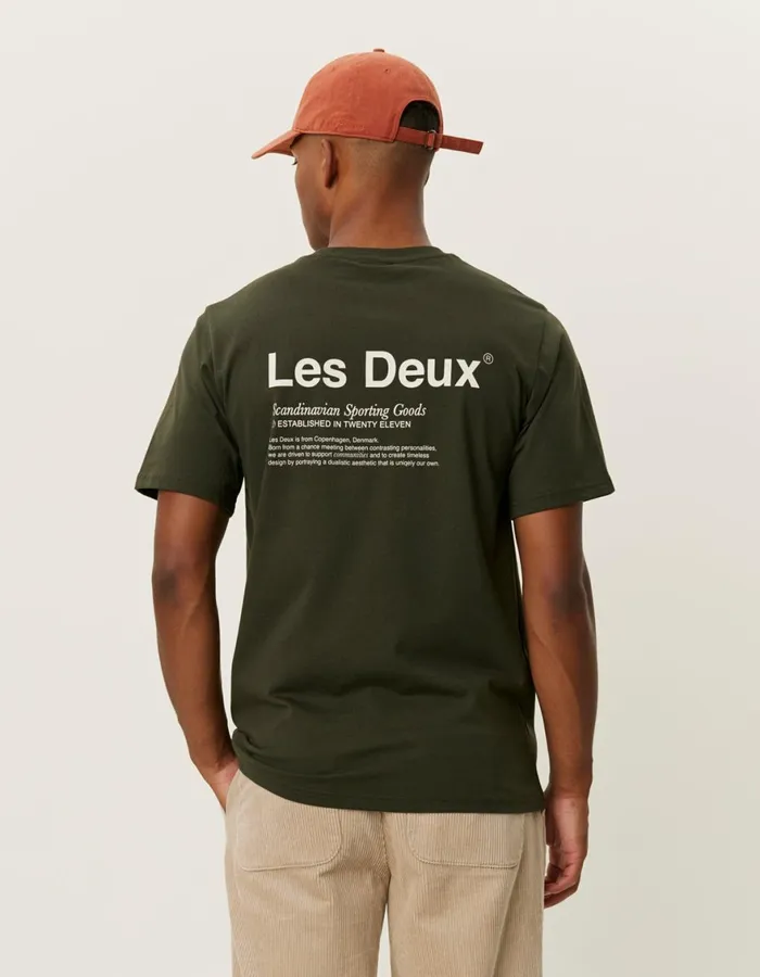 Tshirts Men Les Deux Brody TShirt 20 8211 RosinIvory