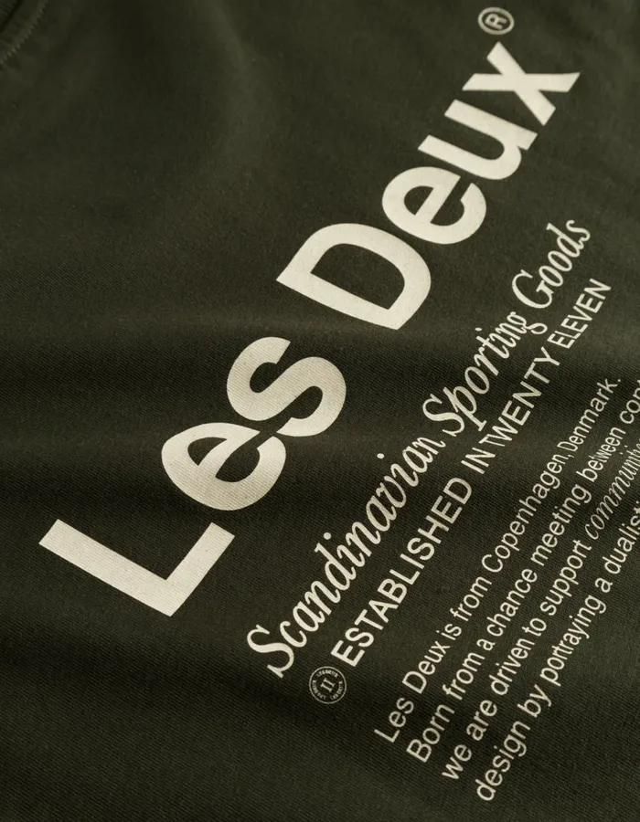 Tshirts Men Les Deux Brody TShirt 20 8211 RosinIvory