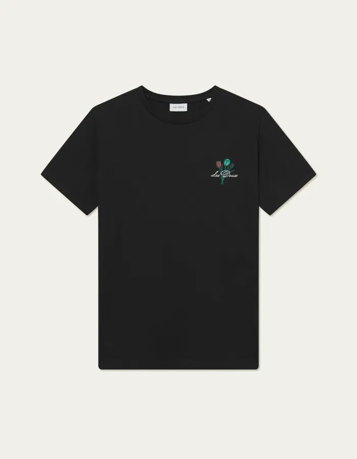 Tshirts Men Les Deux Bruno Caf TShirt 8211 BlackBlack