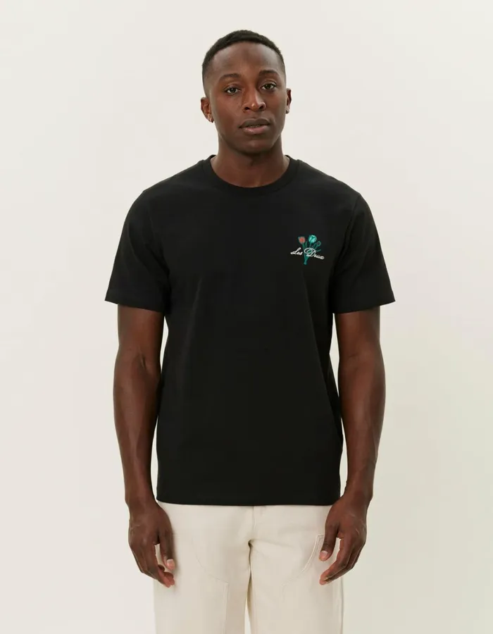 Tshirts Men Les Deux Bruno Caf TShirt 8211 BlackBlack