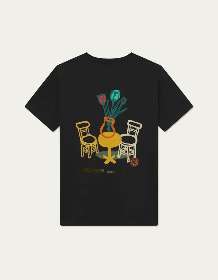 Tshirts Men Les Deux Bruno Caf TShirt 8211 BlackBlack
