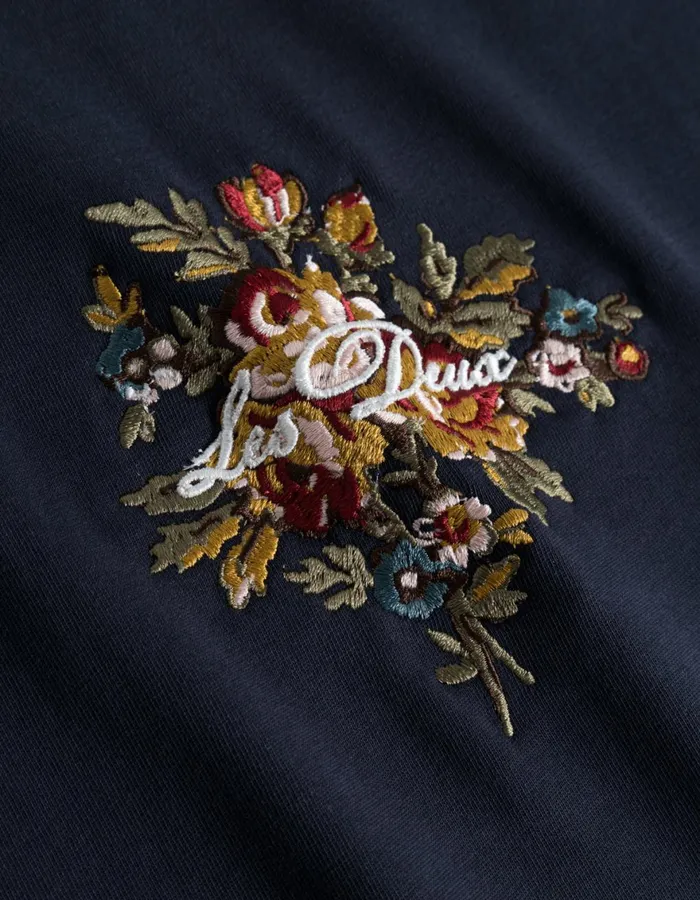 Tshirts Men Les Deux Fiore TShirt 8211 Dark Navy