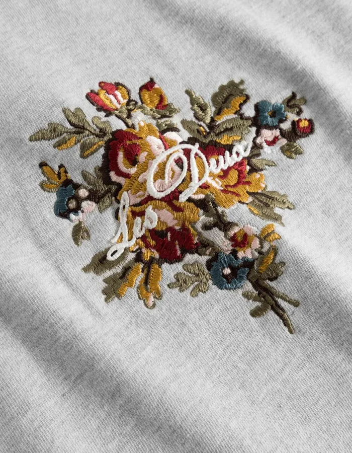 Tshirts Men Les Deux Fiore TShirt 8211 Snow Melange