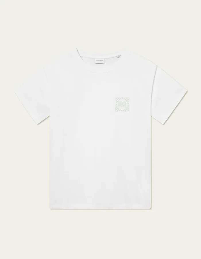 Tshirts Men Les Deux Goods TShirt 8211 WhiteSmoke Green