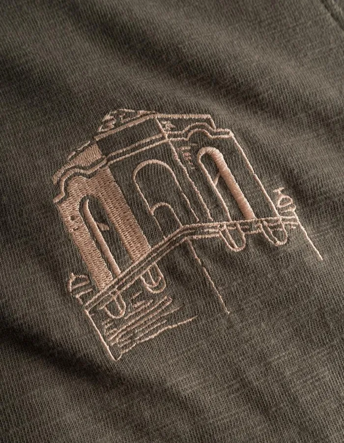 Tshirts Men Les Deux Hotel TShirt 8211 Bungee CordSeashell