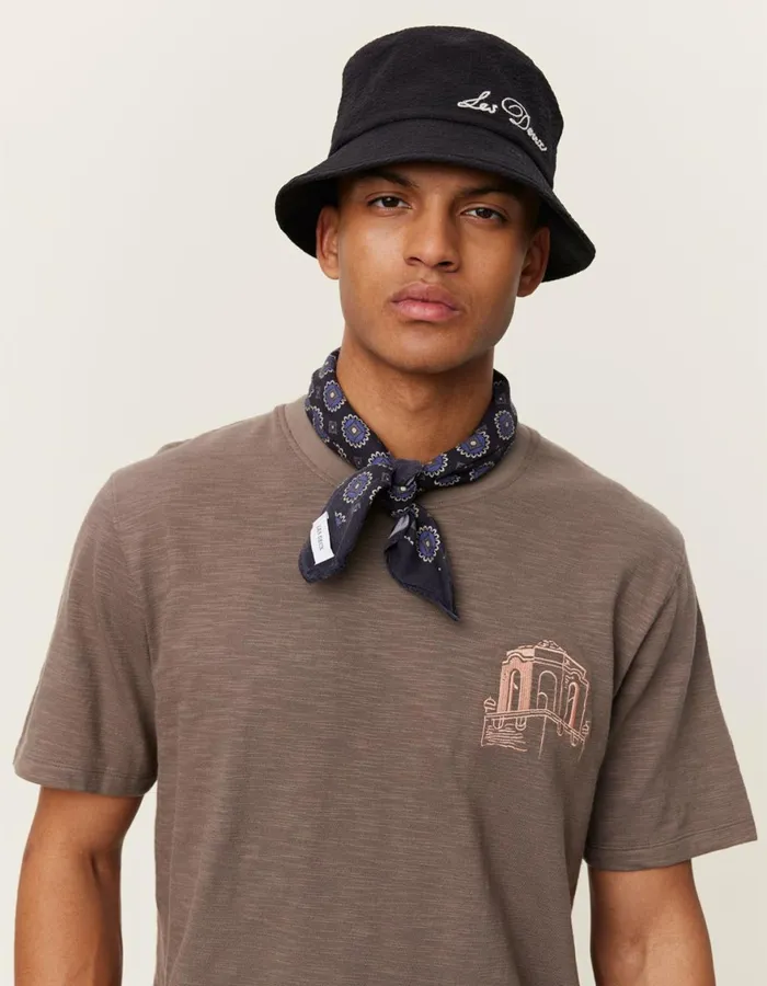 Tshirts Men Les Deux Hotel TShirt 8211 Bungee CordSeashell