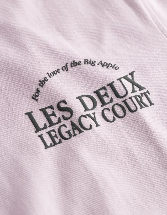 Tshirts Men Les Deux Legacy Court TShirt 8211 Oyster Rose