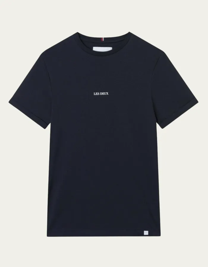 Tshirts Men Les Deux Lens TShirt 8211 BlackWhite