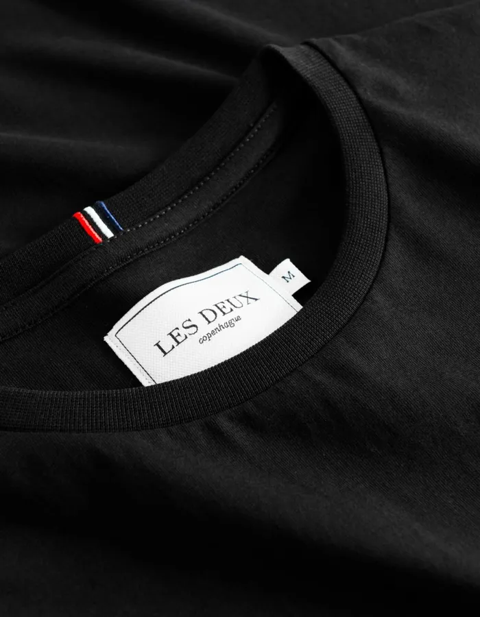 Tshirts Men Les Deux Lens TShirt 8211 BlackWhite