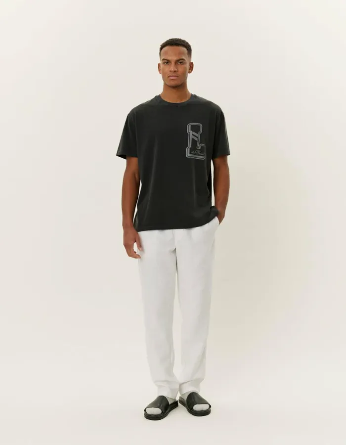 Tshirts Men Les Deux Libert TShirt 8211 BlackBlack