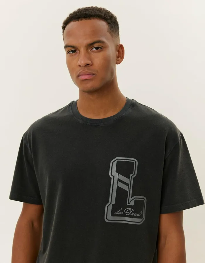 Tshirts Men Les Deux Libert TShirt 8211 BlackBlack