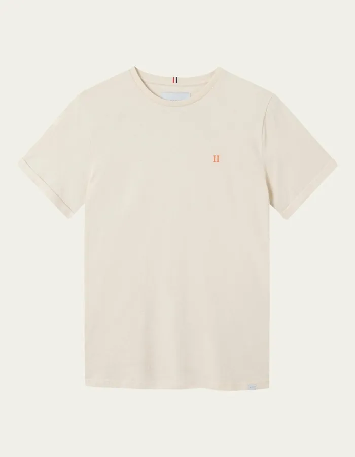 Tshirts Men Les Deux Norregaard TShirt 8211 IvoryOrange