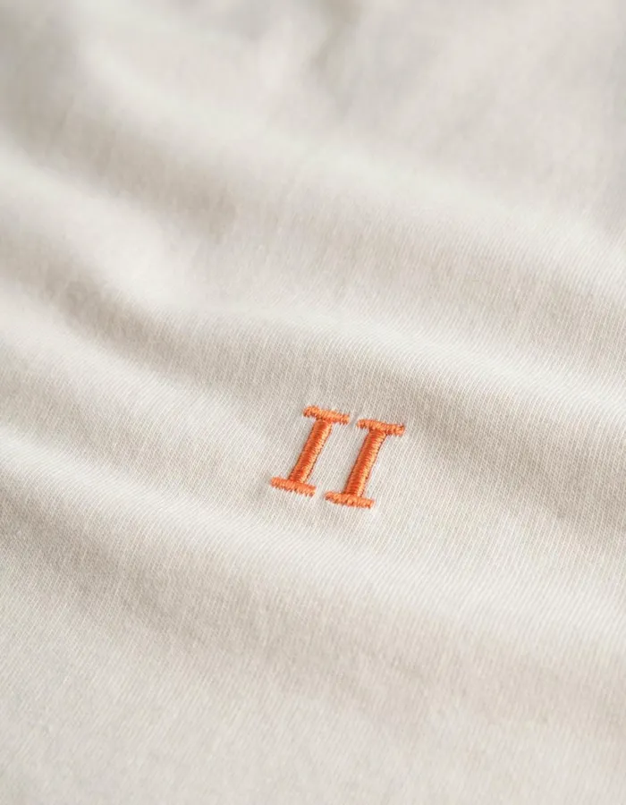 Tshirts Men Les Deux Norregaard TShirt 8211 IvoryOrange