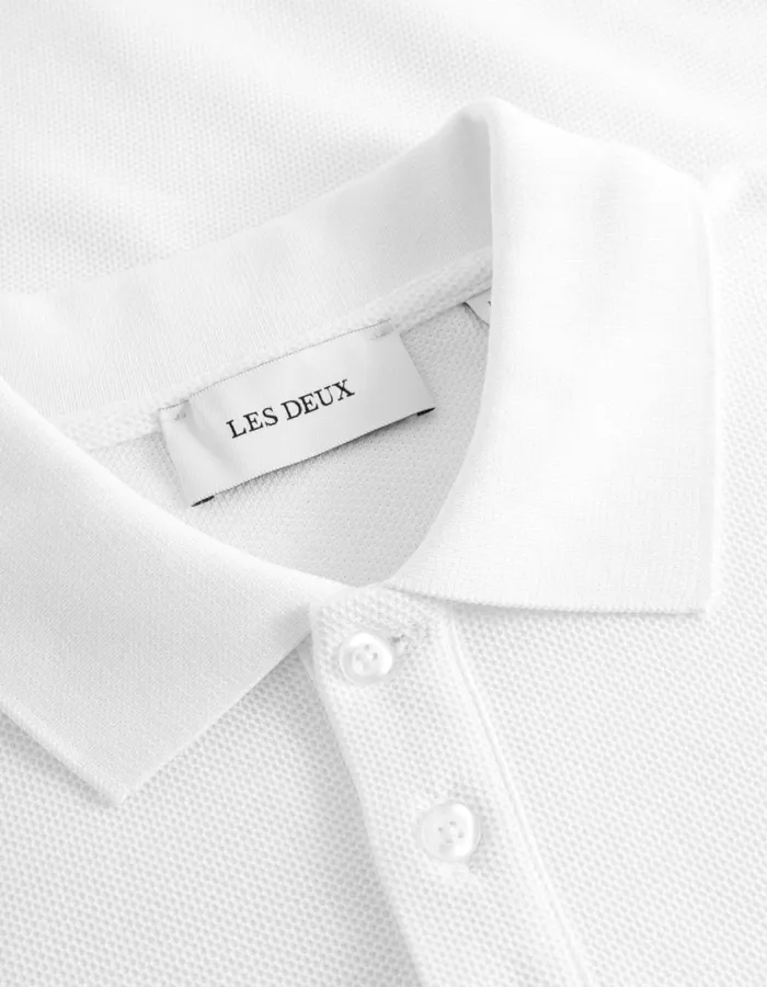 Tshirts Men Les Deux Piece Pique Polo 8211 WhitePacific Ocean