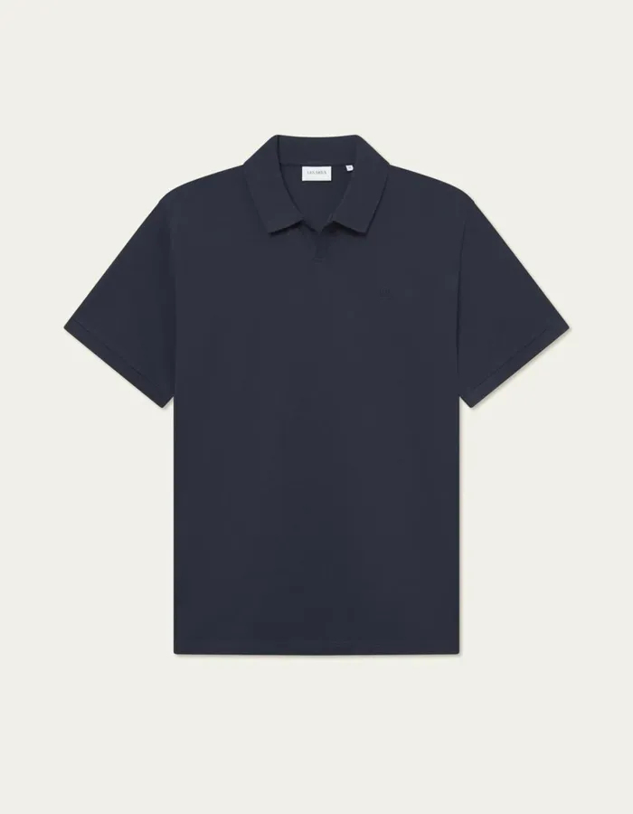 Tshirts Men Les Deux Piqu Polo 20 8211 Dark Navy