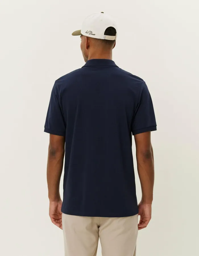 Tshirts Men Les Deux Piqu Polo 20 8211 Dark Navy