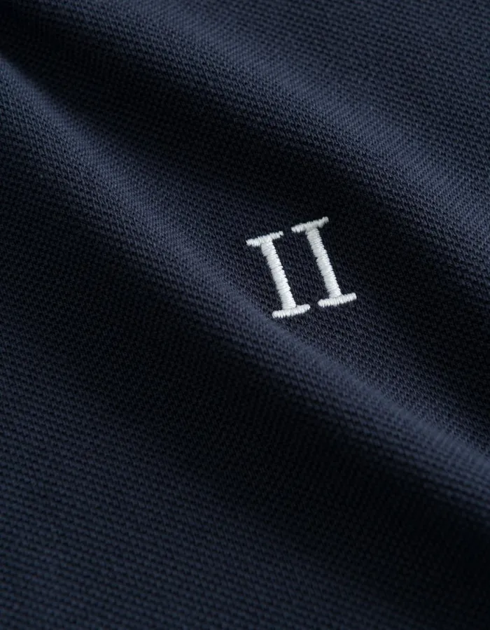Tshirts Men Les Deux Pique TShirt 8211 Dark Navy