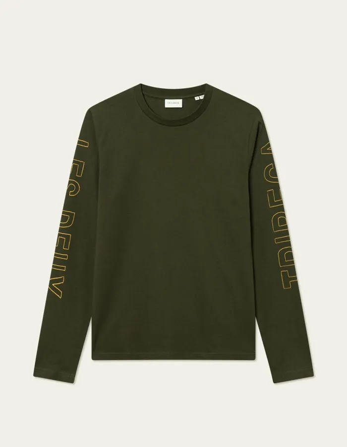 Tshirts Men Les Deux Tribeca LS TShirt 8211 Rosin