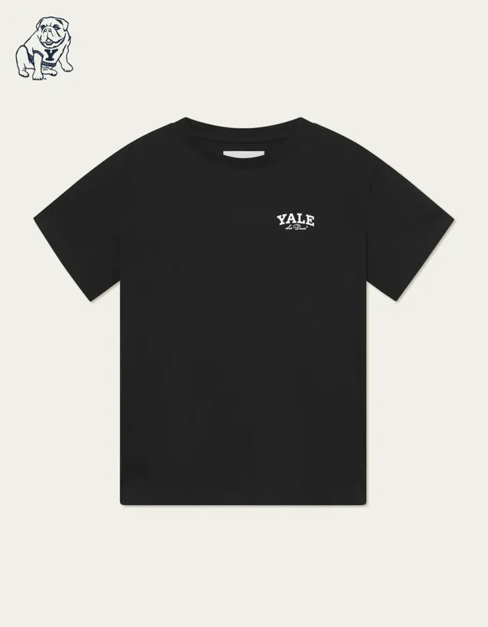 Tshirts Men Les Deux Yale Bulldog TShirt 8211 BlackBlack