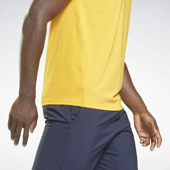 Tank Tops Mens Reebok Activchill Sleeveless TShirt Semi Solar Gold